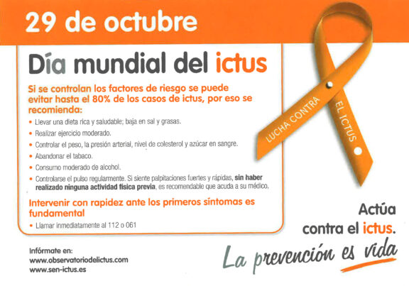 Día mundial del ictus